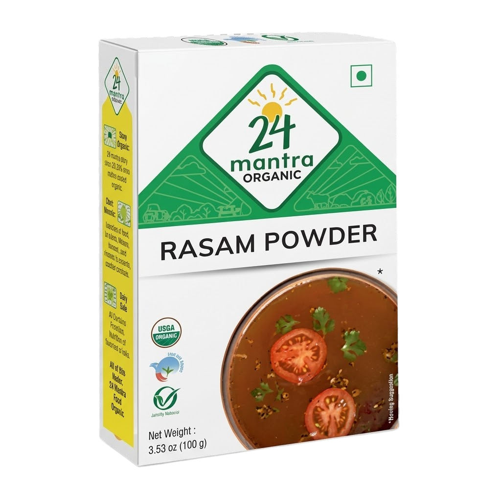 24 Mantra Organic Rasam Powder 3.5 oz buy online USA - 1